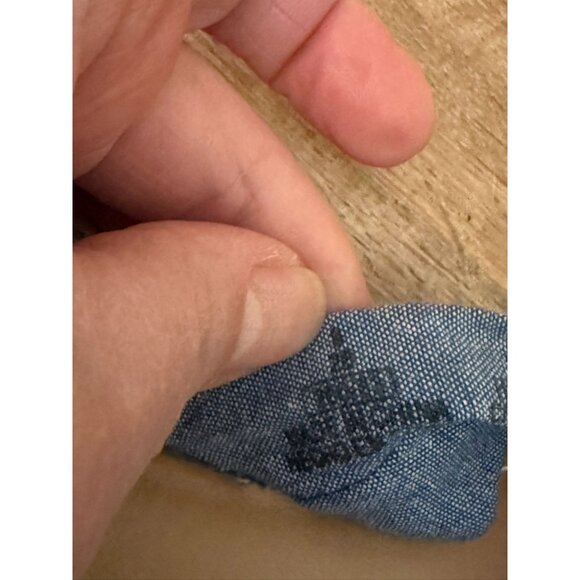 EUC Old Navy Womens Blue Bow Slip-On Sandals - Picture 5 of 5